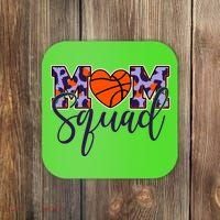 Cute Basketball Mom Squad Coaster thumb 0
