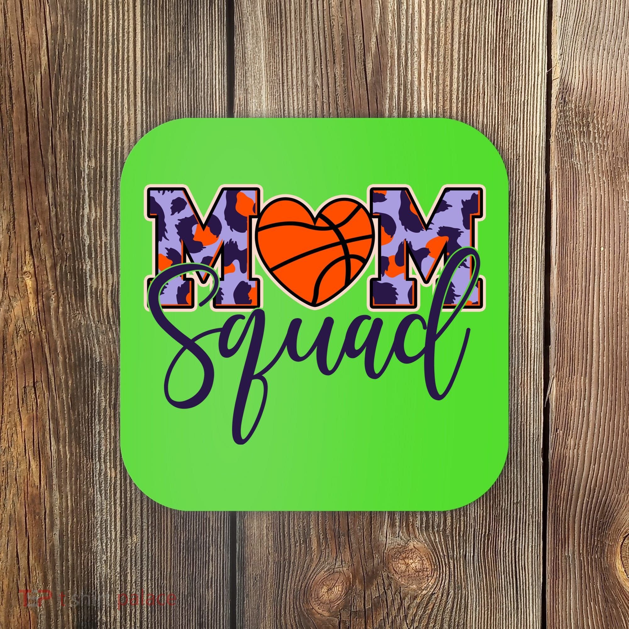 Cute Basketball Mom Squad Coaster