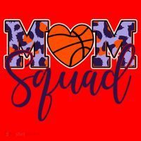 Cute Basketball Mom Squad Santa Hat thumb 1