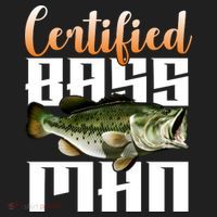 Certified Bass Man Fisherman Women's Sweatshirt thumb 2