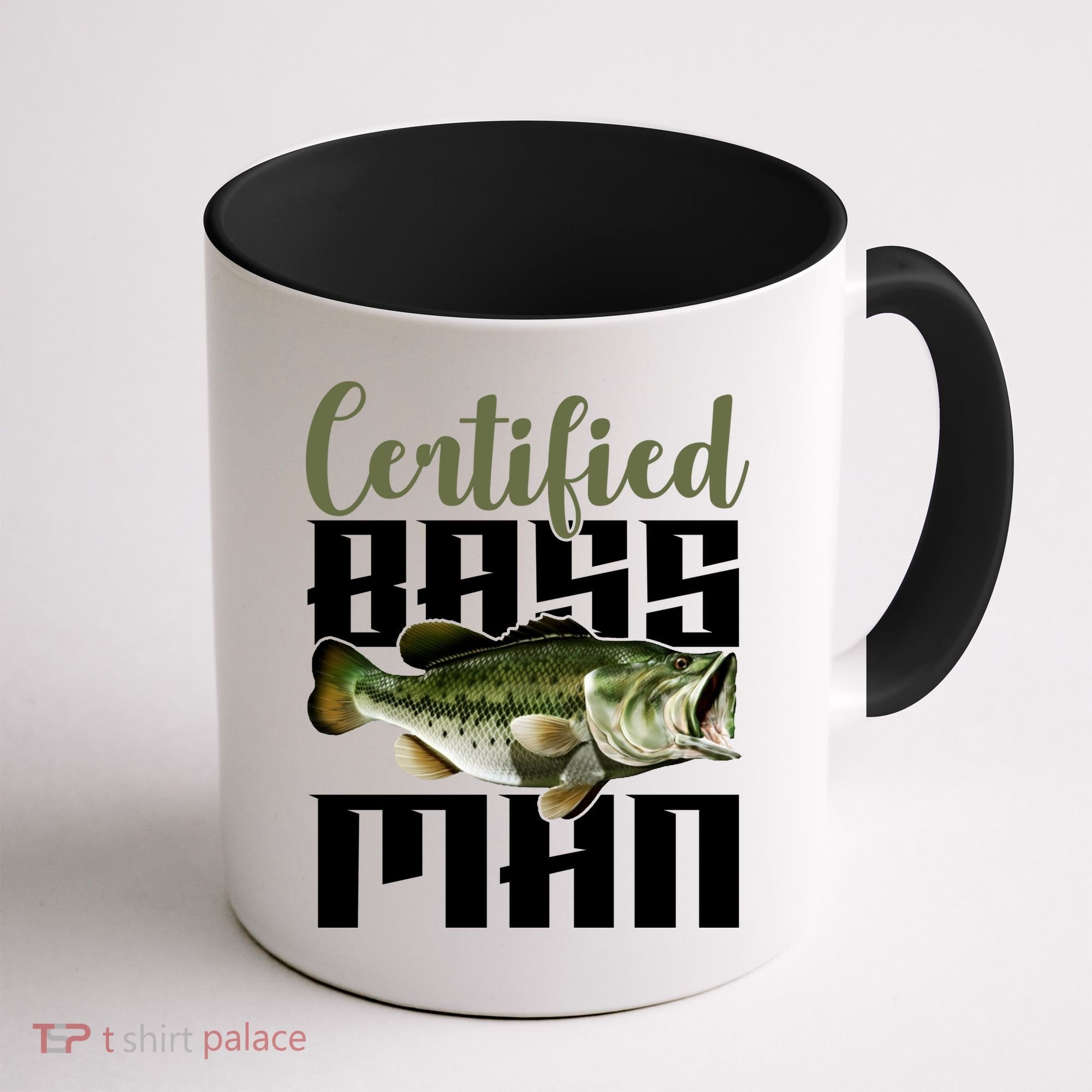 Certified Bass Man Fisherman Coffee Mug