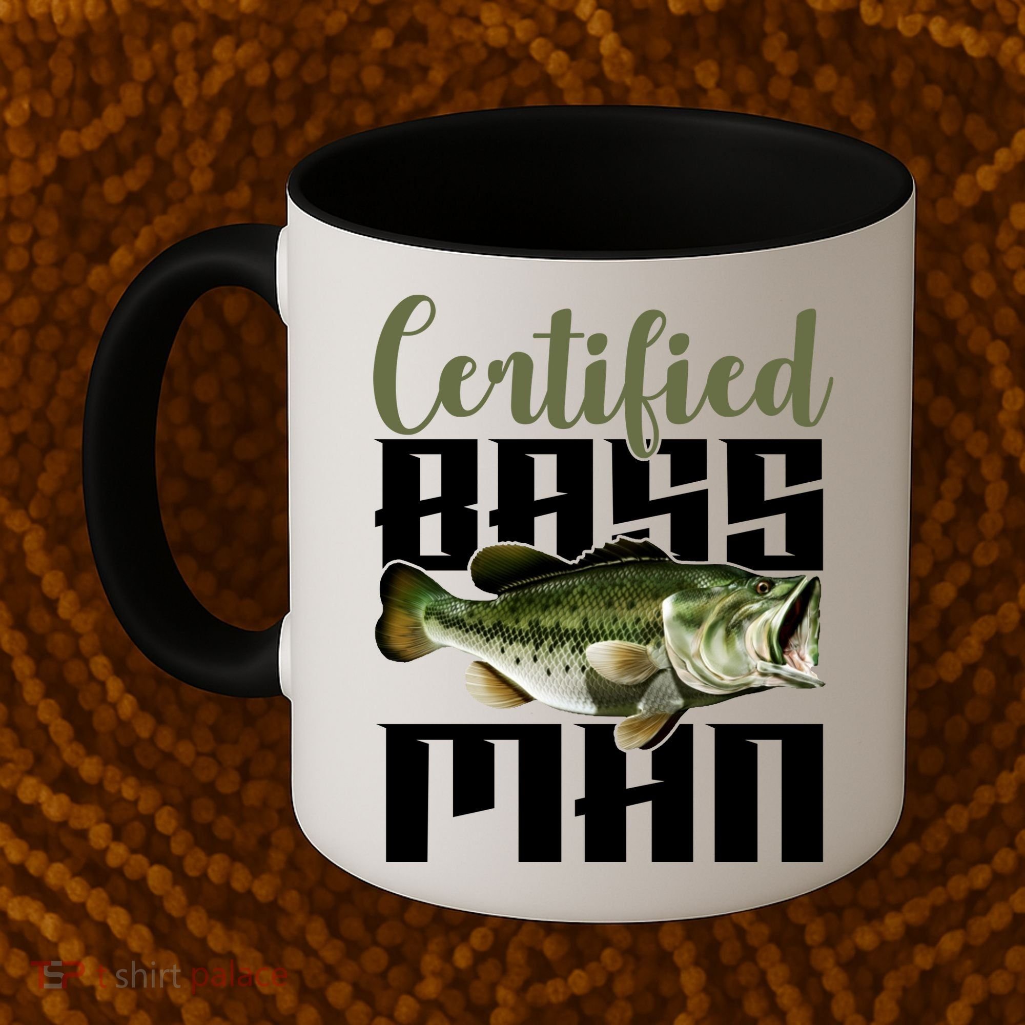 Certified Bass Man Fisherman Coffee Mug