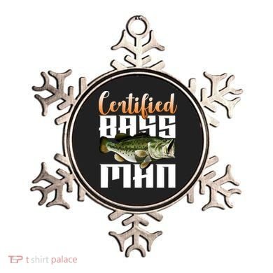 Certified Bass Man Fisherman Ornament
