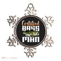 Certified Bass Man Fisherman Ornament thumb 0