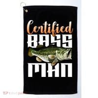 Certified Bass Man Fisherman Golf Towel thumb 0
