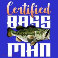 Certified Bass Man Fisherman Baby Bodysuit thumb 2