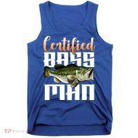 Certified Bass Man Fisherman Tank Top thumb 0