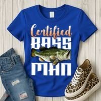 Certified Bass Man Fisherman Women's T-Shirt thumb 3