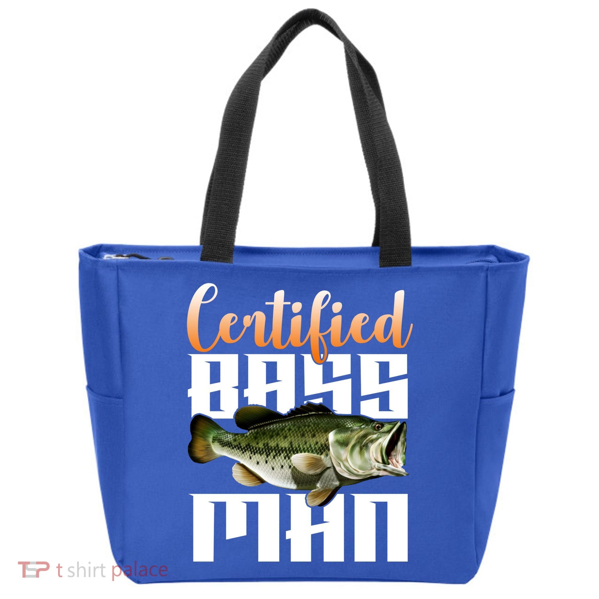 Certified Bass Man Fisherman Tote Bag