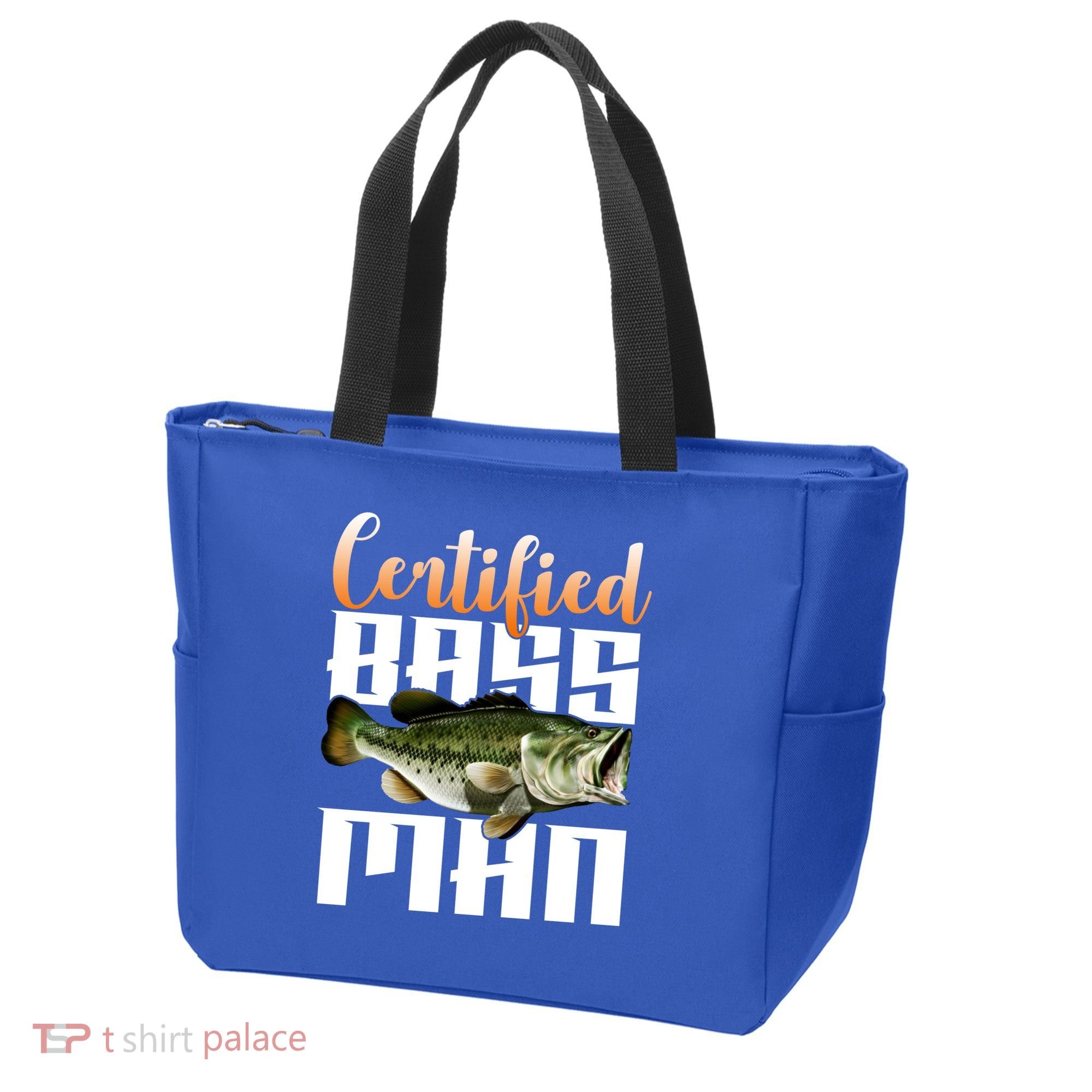 Certified Bass Man Fisherman Tote Bag