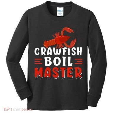 Crawfish Boil Master Kids Long Sleeve Shirt