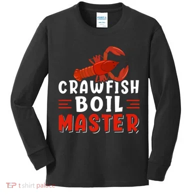 Crawfish Boil Master Kids Long Sleeve Shirt