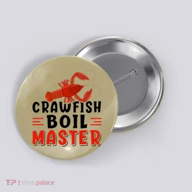 Crawfish Boil Master Button