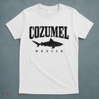 Cozumel Beach Mexico Scuba Diver Shark Diving Vintage T-Shirt thumb 5