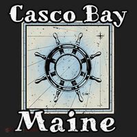 Casco Bay Maine Maritime Nautical History Ship Wheel Sailing Golf Towel thumb 3