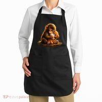 Cute Baby Monkey Punch Viral Zoo Japan Apron thumb 2