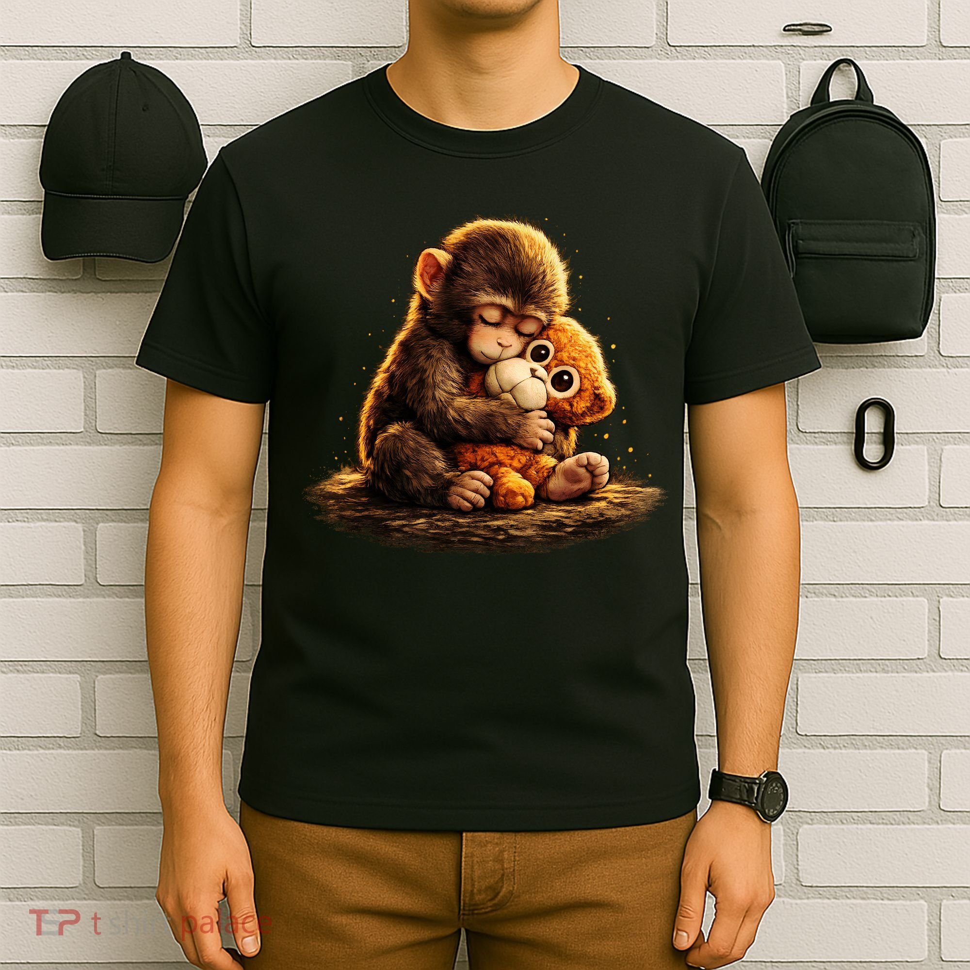 Cute Baby Monkey Punch Viral Zoo Japan T-Shirt