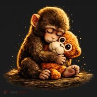 Cute Baby Monkey Punch Viral Zoo Japan Mousepad thumb 1