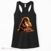 Cute Baby Monkey Punch Viral Zoo Japan Women's Tank Top thumb 0
