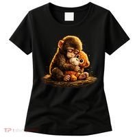 Cute Baby Monkey Punch Viral Zoo Japan Women's T-Shirt thumb 0