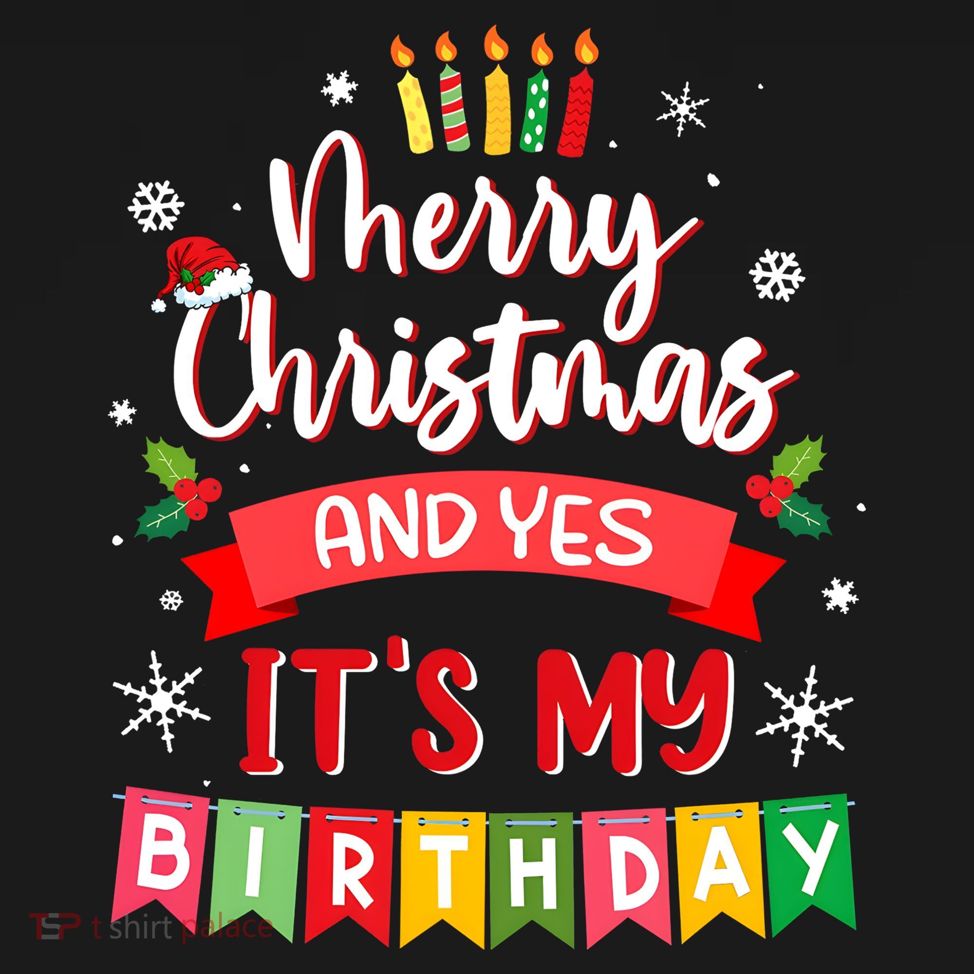 Christmas Birthday Merry Christmas And Yes ItS My Birthday Mousepad