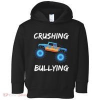 Crushing Bullying Monster Truck Anti Bully Toddler Hoodie thumb 0