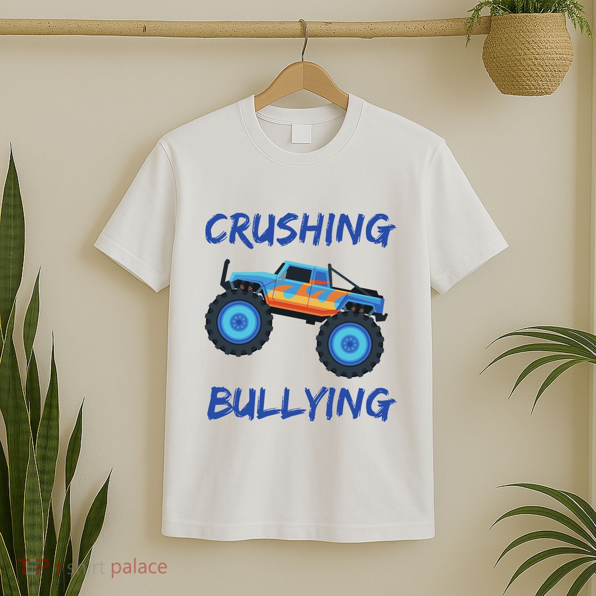 Crushing Bullying Monster Truck Anti Bully T-Shirt