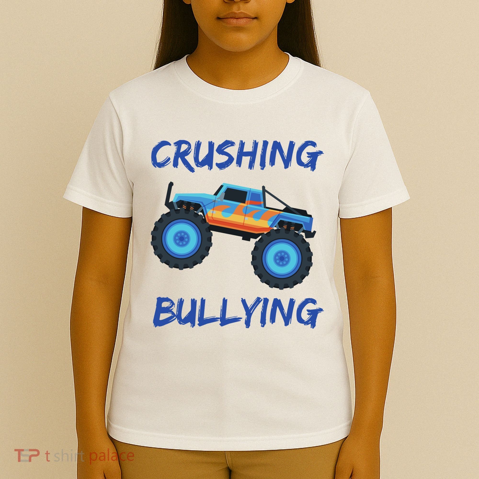 Crushing Bullying Monster Truck Anti Bully T-Shirt
