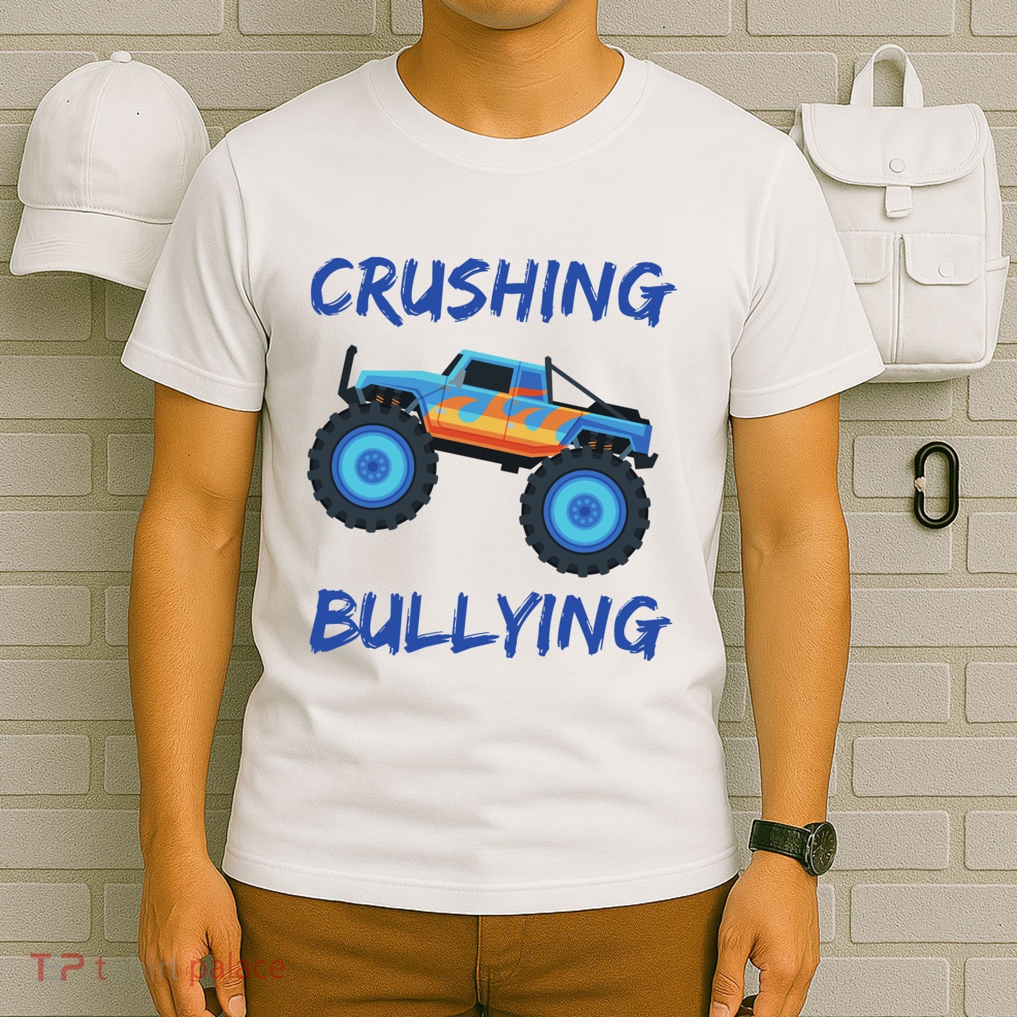 Crushing Bullying Monster Truck Anti Bully T-Shirt