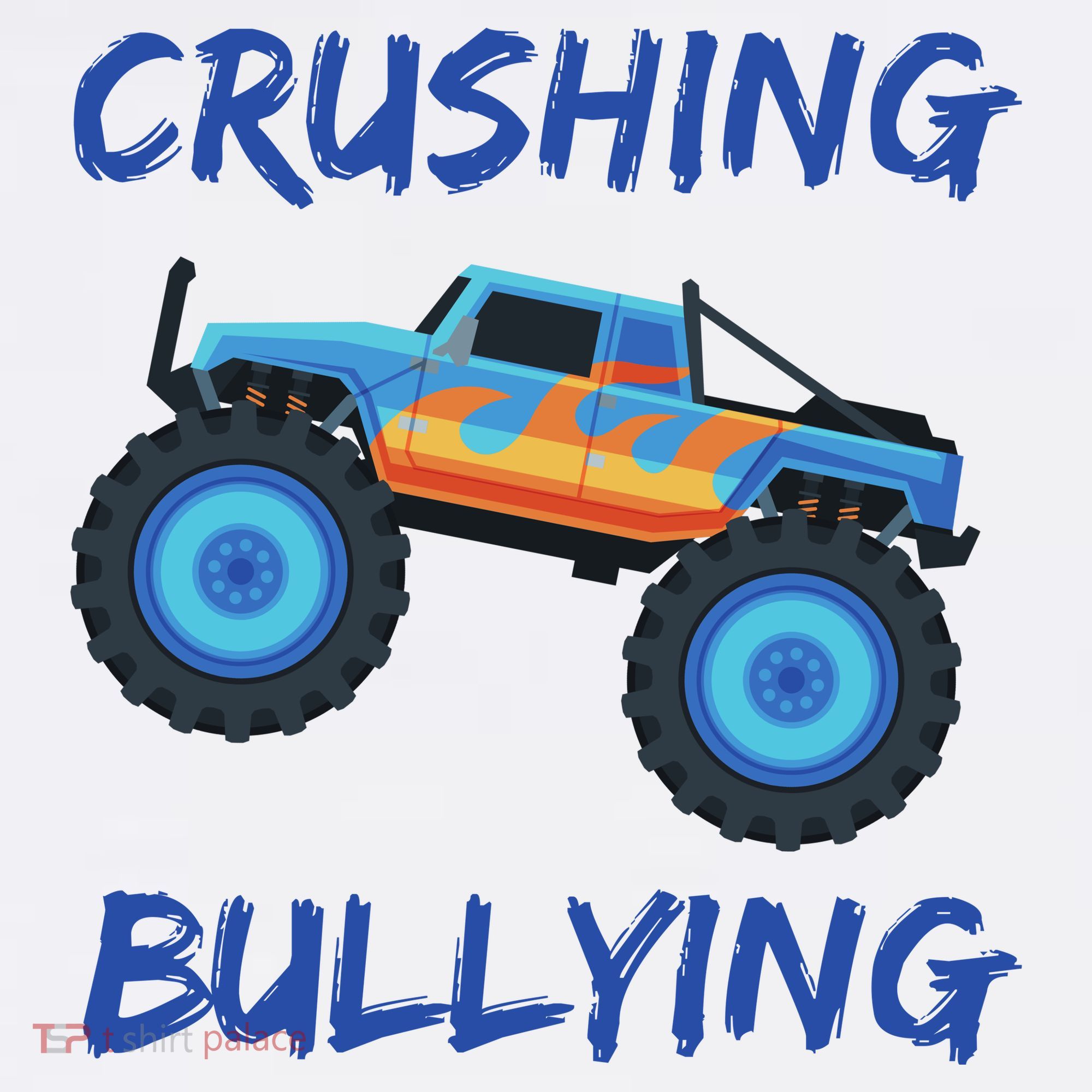 Crushing Bullying Monster Truck Anti Bully Women's Hoodie