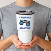 Crushing Bullying Monster Truck Anti Bully Tumbler thumb 2