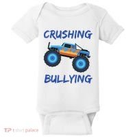 Crushing Bullying Monster Truck Anti Bully Baby Bodysuit thumb 0