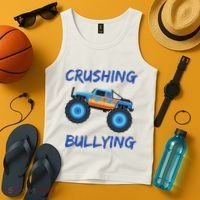 Crushing Bullying Monster Truck Anti Bully Tank Top thumb 4