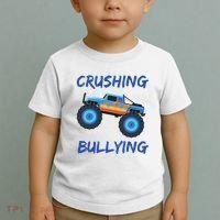 Crushing Bullying Monster Truck Anti Bully Toddler T-Shirt thumb 2