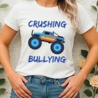 Crushing Bullying Monster Truck Anti Bully Women's T-Shirt thumb 2