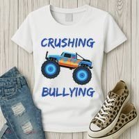 Crushing Bullying Monster Truck Anti Bully Women's T-Shirt thumb 3