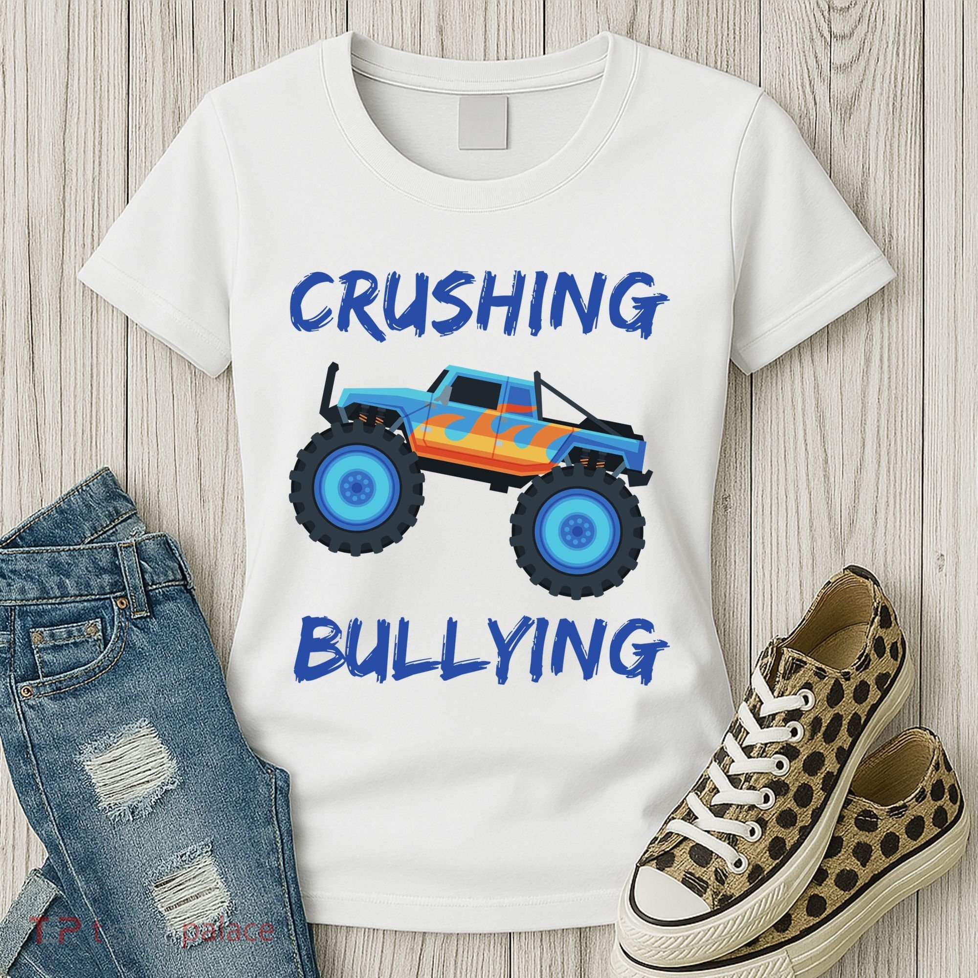 Crushing Bullying Monster Truck Anti Bully Women's T-Shirt