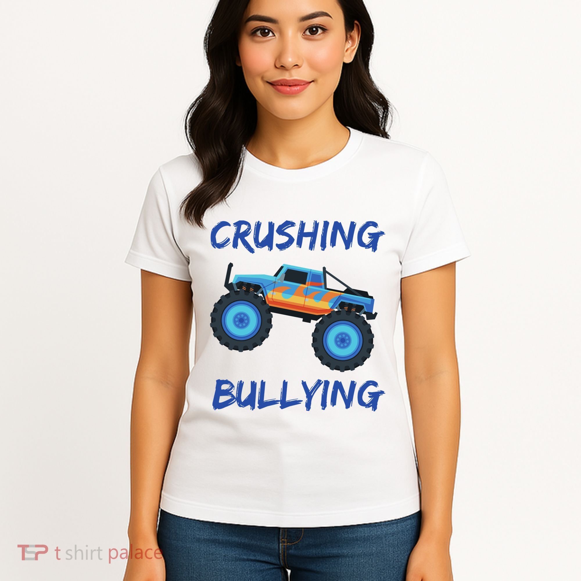 Crushing Bullying Monster Truck Anti Bully Women's T-Shirt