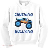 Crushing Bullying Monster Truck Anti Bully Kids Sweatshirt thumb 0