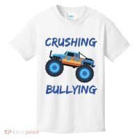 Crushing Bullying Monster Truck Anti Bully Kids T-Shirt thumb 0