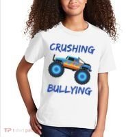 Crushing Bullying Monster Truck Anti Bully Kids T-Shirt thumb 2