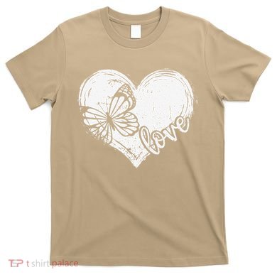 Cute Butterfly Monarchs Lovers Entomologist Women Love T-Shirt