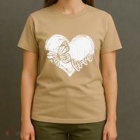Cute Butterfly Monarchs Lovers Entomologist Women Love T-Shirt thumb 4