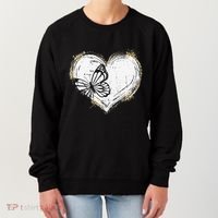 Cute Butterfly Monarchs Lovers Women Cutens Leopard Women's Sweatshirt thumb 0