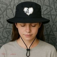 Cute Butterfly Monarchs Lovers Women Cutens Leopard Bucket Hat thumb 3