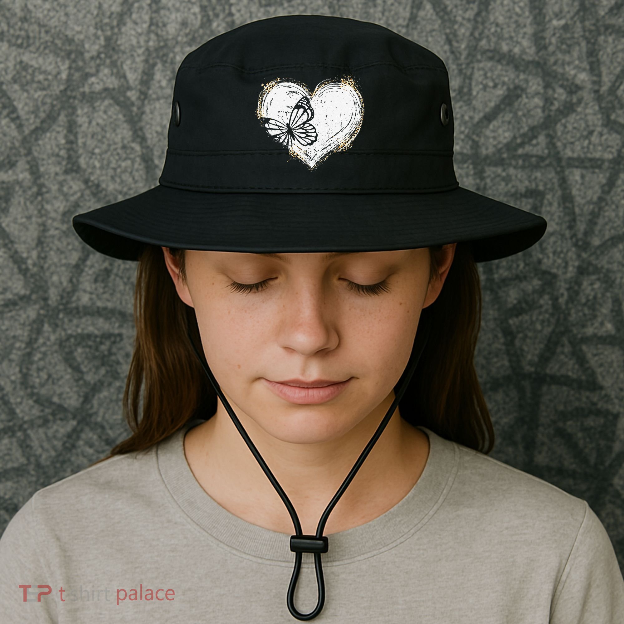 Cute Butterfly Monarchs Lovers Women Cutens Leopard Bucket Hat