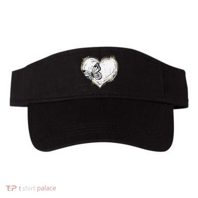 Cute Butterfly Monarchs Lovers Women Cutens Leopard Visor