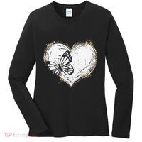 Cute Butterfly Monarchs Lovers Women Cutens Leopard Women's Long Sleeve Shirt thumb 0