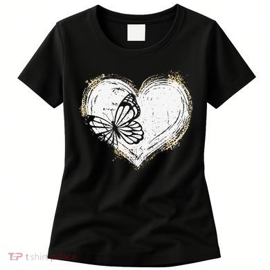 Cute Butterfly Monarchs Lovers Women Cutens Leopard Women's T-Shirt