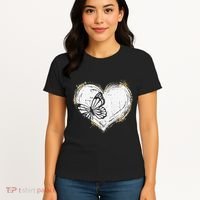 Cute Butterfly Monarchs Lovers Women Cutens Leopard Women's T-Shirt thumb 4